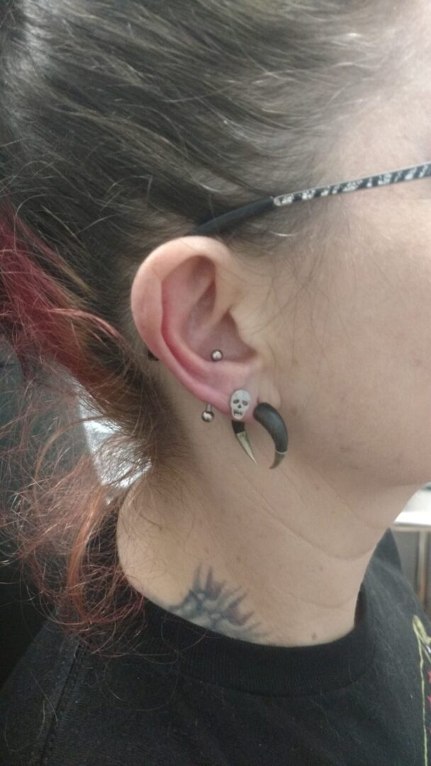 Body piercing work