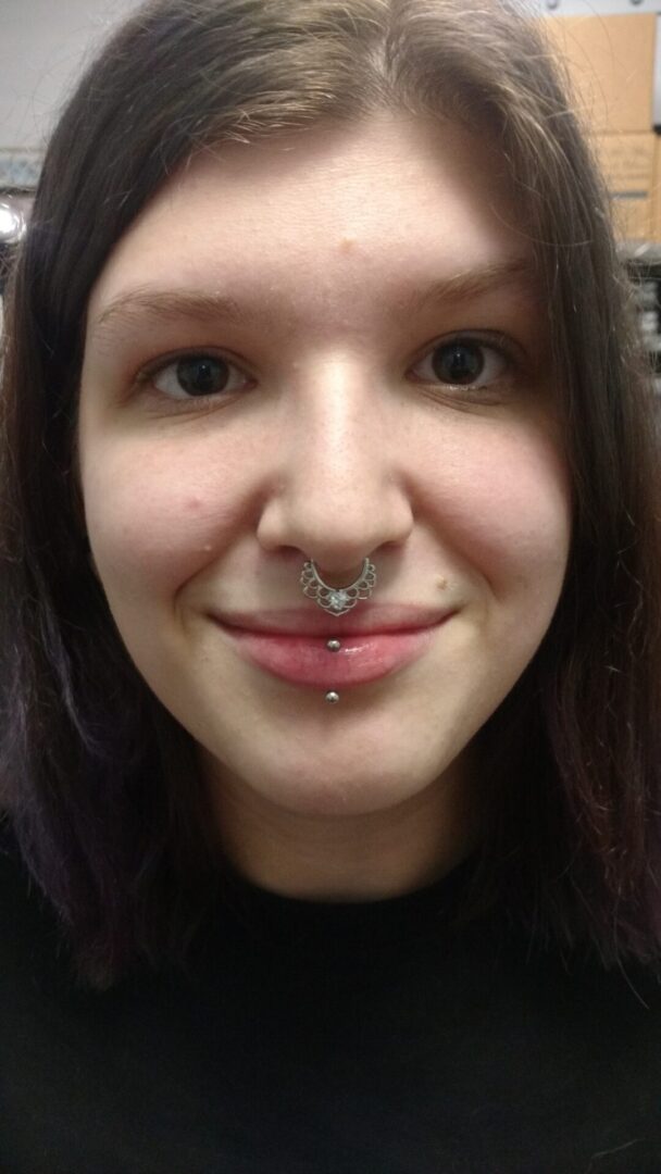 Body piercing work