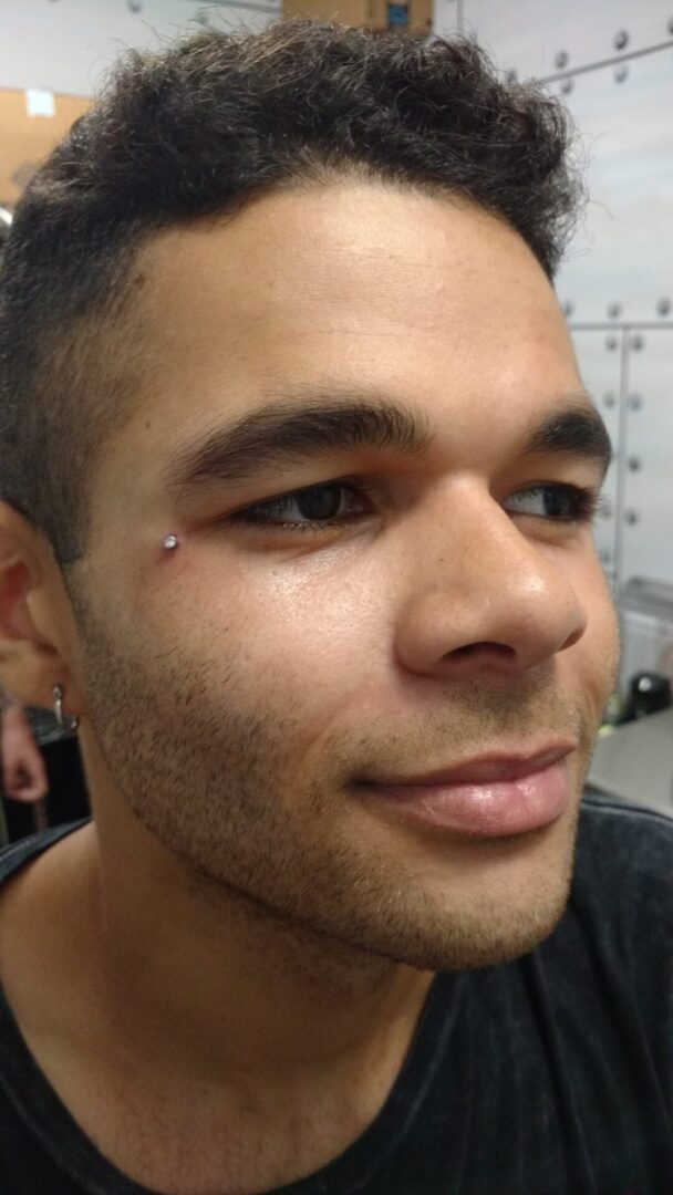 Body piercing work