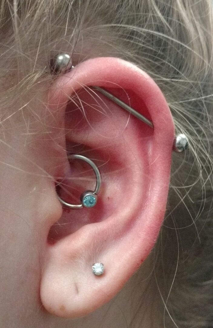 Body piercing work